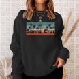 Santa Cruz Ca California 70S 80S Retrointage Sweatshirt Geschenke für Sie