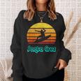 Santa Cruz Souvenir Retro Surf Vintage California Sweatshirt Gifts for Her