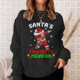 Santa's Favorite Mexican Christmas Holiday Mexico Sweatshirt Gifts for Her