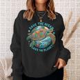 Save The Ocean Save The Planet Cute Sea Turtle Sweatshirt Gifts for Her