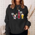 Save Water Drink Beer Drinking Oktoberfest Alcohol Sweatshirt Gifts for Her