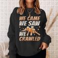 We Came We Saw We Crawled Bar Crawl Craft Beer Pub Hopping Sweatshirt Gifts for Her