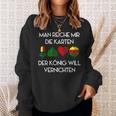 Schafkopf Card Game Bayern Austria Wadden Schnapps Sweatshirt Geschenke für Sie