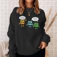 Science Chemistry Periodic Table Scientist Nerd Geeks Sweatshirt Gifts for Her