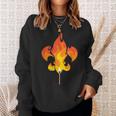 Scout Lily Fleur De Lis Campfire Sweatshirt Geschenke für Sie
