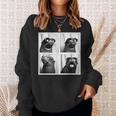 Seal With Sunglasses Cool Sea Lion Ocean Animal Photobooth Sweatshirt Gifts for Her