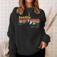 Seattle Washington Roots Hometown Vintage Home State Pride Sweatshirt Gifts for Her
