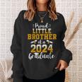 Senior 2024 Proud Little Brother Of A Class Of 2024 Graduate Sweatshirt Gifts for Her