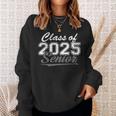 Senior 2025 Class Of 2025 Back To School 2025 Vintage Sweatshirt Gifts for Her