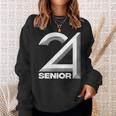 Senior Class Of 2024 Graduation High School College Sweatshirt Gifts for Her