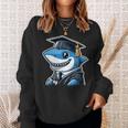 Shark Graduation Cap Class Of 2024 Shark Lover Sweatshirt Gifts for Her