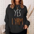She's My Sweet Potato Yes I Yam Set Couples Thanksgiving Sweatshirt Gifts for Her