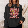 Shirley Temple Lover Drinking Cocktail Lover Cocktail Club Sweatshirt Gifts for Her