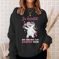 Sie Heiratet Wir Sind Nur Zum Saufen Hier Wedding Marriage Sweatshirt Geschenke für Sie