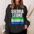 Sierra Leone Flag Map Emblem Sweatshirt Gifts for Her