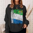 Sierra Leone Flag Vintage Distressed Sierra Leone Sweatshirt Gifts for Her