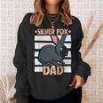 Silver Fox Rabbit Dad Sweatshirt Gifts for Her