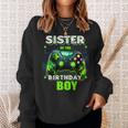 Sister Of The Birthday Boy Matching Video Game Birthday Sweatshirt Gifts for Her
