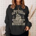 Skull On A Chain Bone Breaker Bourbon Sweatshirt Gifts for Her