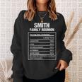 Smith Family Reunion Surname African American Last Name Sweatshirt Gifts for Her