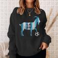 Soccer Football Greatest Of All Time Goat Number 10 Sweatshirt Gifts for Her