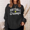 Softball Gramps Of A Softball Player Gramps Sweatshirt Gifts for Her