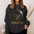 Solar Eclipse 2024 America Totality Total Arkansas Usa Map Sweatshirt Gifts for Her