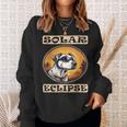 Solar Eclipse 2024 Dog Total Solar Astronomy Sweatshirt Gifts for Her