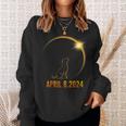 Solar Eclipse 2024 Dog Totality Sweatshirt Gifts for Her
