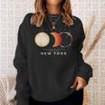 Solar Eclipse 2024 New York Total Eclipse American Graphic Sweatshirt Gifts for Her