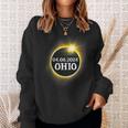 Solar Eclipse 2024 Ohio Usa State Totality Path Souvenir Sweatshirt Gifts for Her