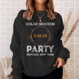 Solar Eclipse 2024 Solar-Bration Party Buffalo New York Sweatshirt Gifts for Her