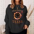 Solar Eclipse 2024 Texas Usa State Totality Path Souvenir Sweatshirt Gifts for Her