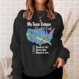 My Solar Eclipse Bucket List Total Eclipse April 2024 Sun Sweatshirt Gifts for Her