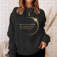Solar Eclipse Total Solar Eclipse 2024 Twice In A Lifetime Sweatshirt Gifts for Her