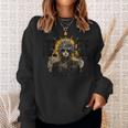 Solarpunk Total Solar Eclipse Watching April 8 2024 Sweatshirt Gifts for Her