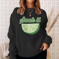 Sour Lime Suck It Citrus Lime Sweatshirt Gifts for Her