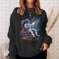 Space Astronaut Gaming System Planets Astronaut Gamer Sweatshirt Gifts for Her