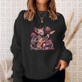 Sphynx Chat Jouant Guitare Électrique Rock Sweater e Cadeaux pour elle