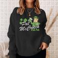 St Patty's Day Pat Mccrotch Irish Pub Lucky Clover Sweatshirt Gifts for Her