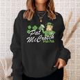 St Patty's Day Pat Mccrotch Irish Pub Lucky Clover Sweatshirt Gifts for Her
