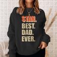 Stan Best Dad Ever Retro For Dad Sweatshirt Gifts for Her