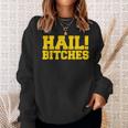 State Of Michigan Hail Bitches Ann Arbor Mi Fun Adult Sweatshirt Gifts for Her
