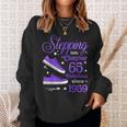 Stepping Into Chapter 65 Fabulous Since 1959 65Th Birthday Sweatshirt Gifts for Her