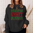 Sticking Out Your Gyatt For The Rizzler Christmas Irony Meme Sweatshirt Gifts for Her