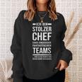 Stolzer Chef Eines Fantastische Teams Chef Sayings Sweatshirt Geschenke für Sie