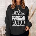 Stolzer Norwich Terrier Papa Sweatshirt Geschenke für Sie