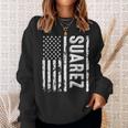 Suarez Last Name Surname Team Suarez Family Reunion Sweatshirt Gifts for Her