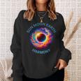 Sun Moon Earth Harmony Eclipse 2024 Sweatshirt Gifts for Her