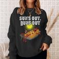 Suns Out Hot Dog Buns Out Sausage Bbq Food Barbecue Sweatshirt Gifts for Her